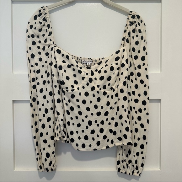 Reformation Reign Top Ink Blot - Size 6 - Picture 8 of 11